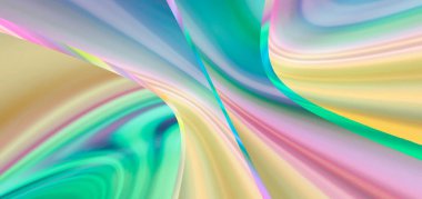 soyut geometrik modern çiçek çemberleri eğriler arka plan çok renkli gökkuşağı renkleri