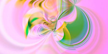 soyut geometrik modern çiçek çemberleri eğriler arka plan çok renkli gökkuşağı renkleri