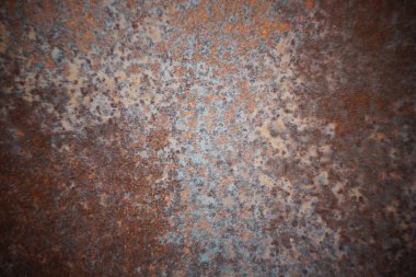 Paslı metal arka plan yakın plan dokusu