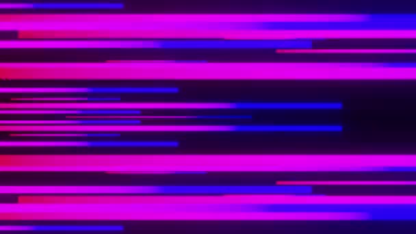 Neón Púrpura Rosa Líneas Fondo Abstracto Adecuado Para Vídeos Información — Vídeos de Stock