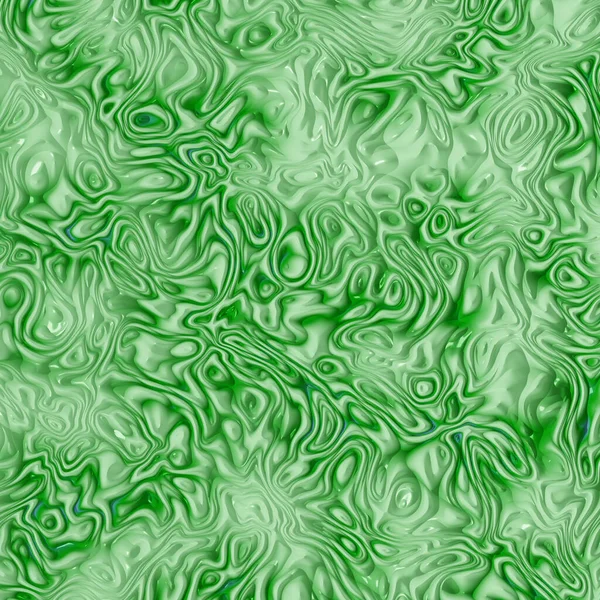 Fluid Abstract Texture Waves Relief Volume Bump Spring Freshness Green — Stock Photo, Image