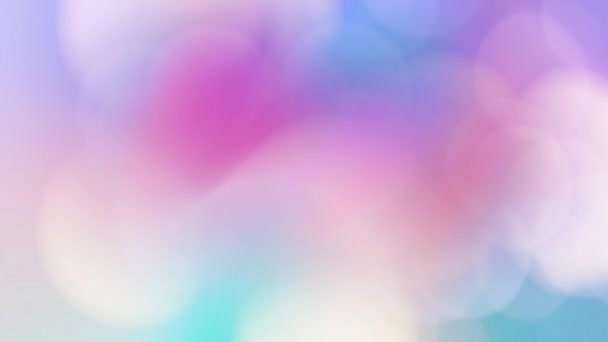 Bonito Gradiente Abstrato Fundo Pastel Onda Cor Bokeh Desfocado Rosa — Vídeo de Stock