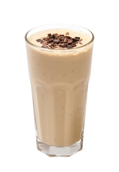 Chocolade smoothie geïsoleerd — Stockfoto