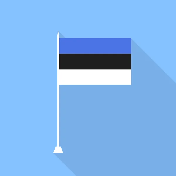 Bandeira da Estónia. Ilustração vetorial  . — Vetor de Stock