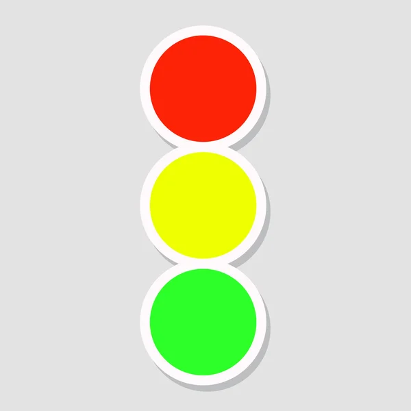Traffic-light. vectorillustratie. — Stockvector