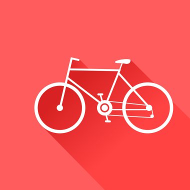 Spor bisikleti. Vektör çizim.