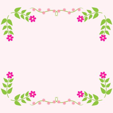 Boyalı çiçek tebrik kartı. Çiçek deseni.