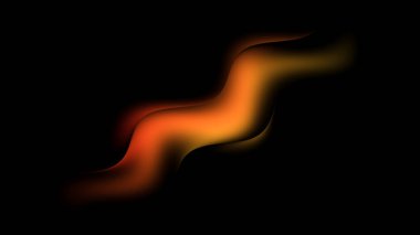 Eserlerde kırmızı, turuncu ve siyah çizgiler var. Bu renkler birbirine karışarak düzgün ve dinamik bir görünüm oluşturur. Arkaplan simsiyah olarak kalır, renklerin hareketini vurgular.