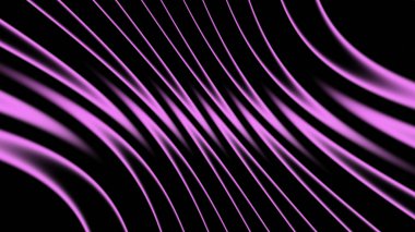 Bu sanat eserinde koyu bir arkaplan boyunca hareket eden renkli dalga desenleri var. Tasarım, canlı çizgiler ve şekiller oluşturmak için dijital teknikler kullanılarak oluşturulmuştur..