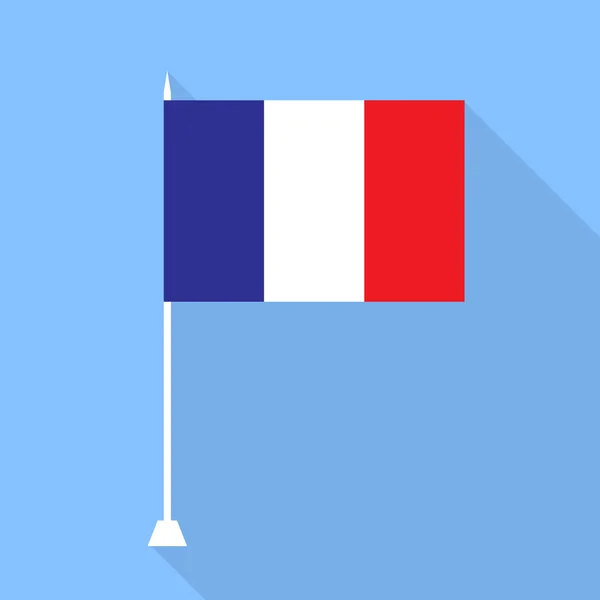 Bandeira da França. ilustração vetorial . —  Vetores de Stock