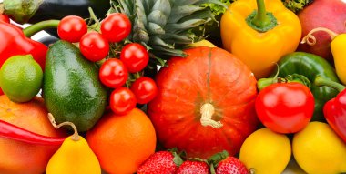 sebze, meyve ve yeşillik arka plan belirleme