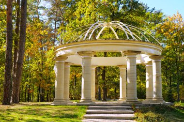 Sonbahar Park güzel çardak