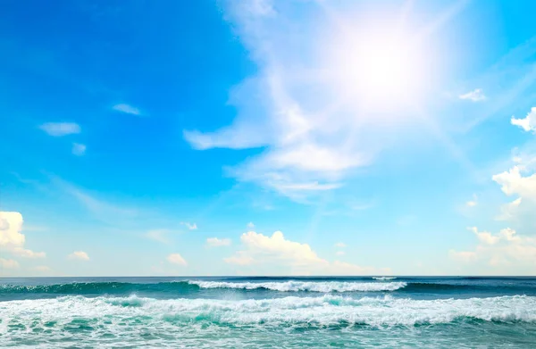 Orizzonte Del Mare Pittoresco Paesaggio Marino — Foto Stock