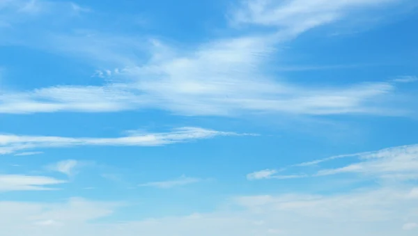 clouds in the blue sky