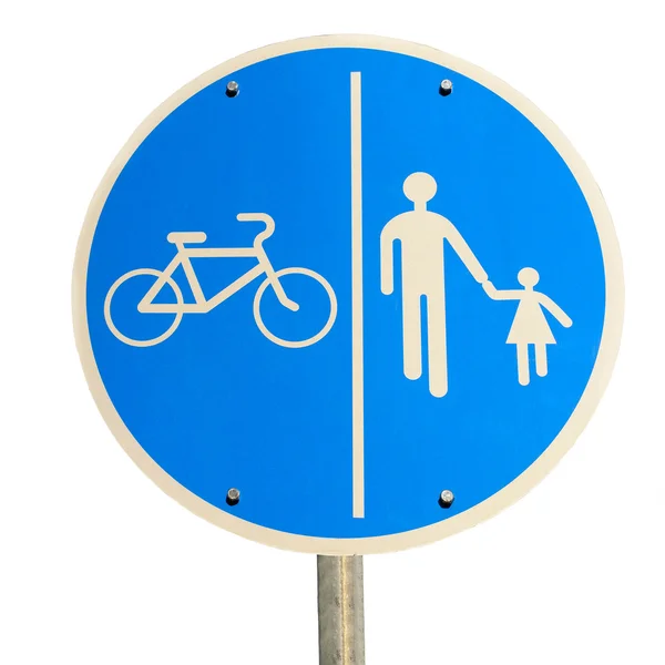 Road sign isolated — Stock Photo, Image