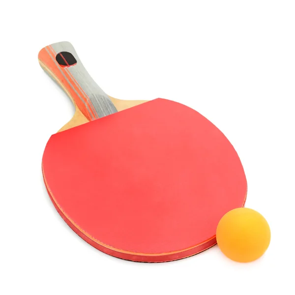 Raquete e bolas para jogar ping-pong — Fotografia de Stock