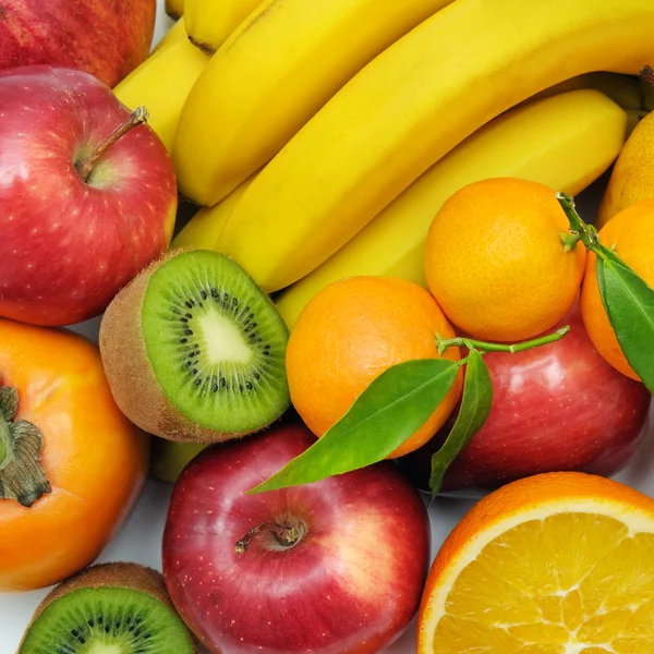 Fondo conjunto de frutas — Foto de Stock