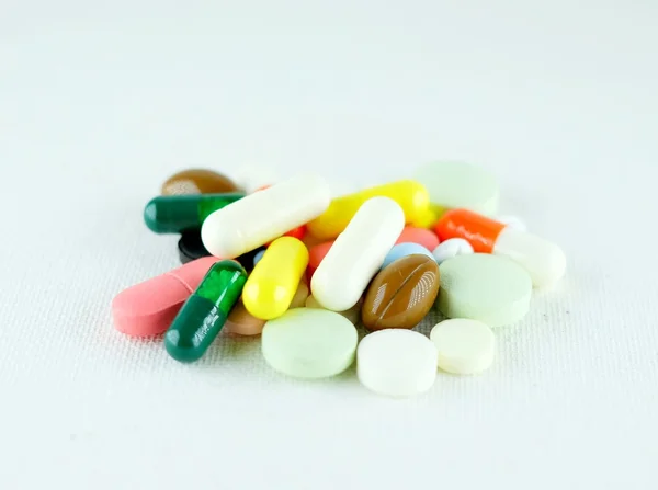 Una variedad de medicamentos — Foto de Stock