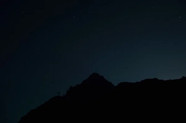 Csillagok és hegyek — Stock Fotó