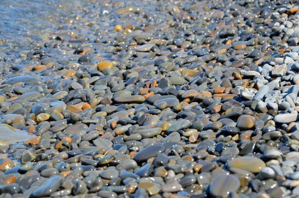 Морські камінці, вода — стокове фото