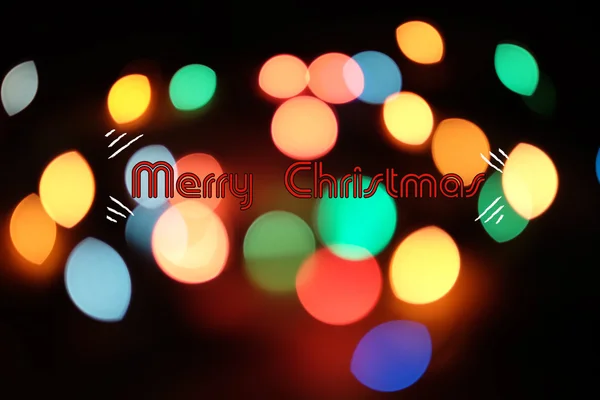 Merry Christmas, bokeh — Stock Photo, Image