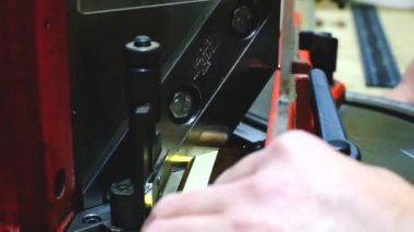 Kesici bıçak makinedeki baget çerçeveler