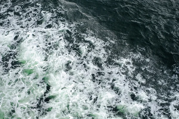 Kabarcık okyanus siyah ve beyaz — Stok fotoğraf