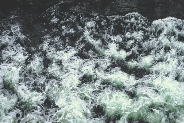 Kabarcık okyanus siyah ve beyaz — Stok fotoğraf