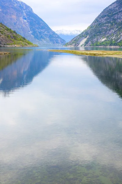 挪威峡湾全景 — 图库照片