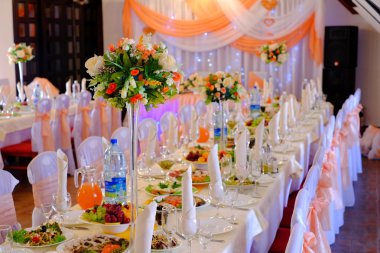 Halll düğün, Ziyafet