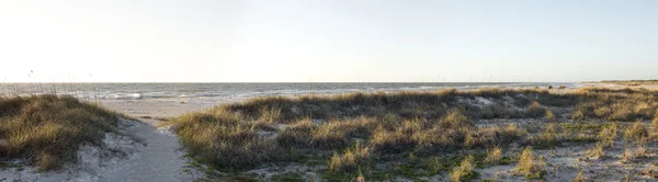 Vyprázdněte Florida gulf coast beach panoramatické — Stock fotografie