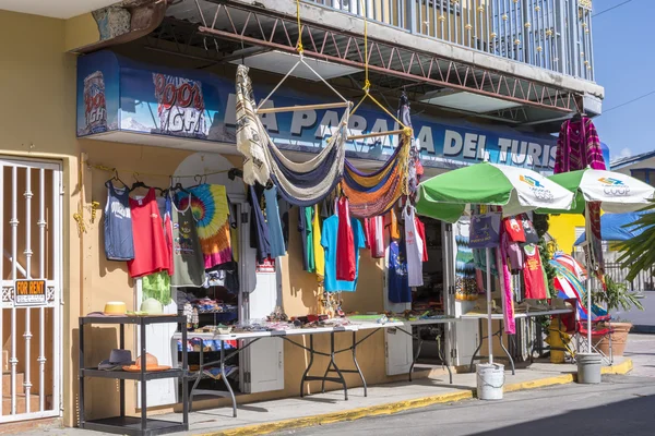 Toeristische winkel in boqueron, puerto rico — Stockfoto