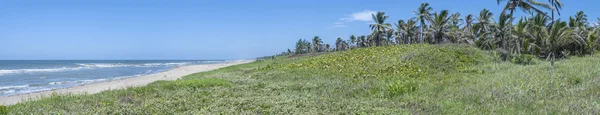 Mexikanska golfen seglar utmed kusten Panorama — Stockfoto