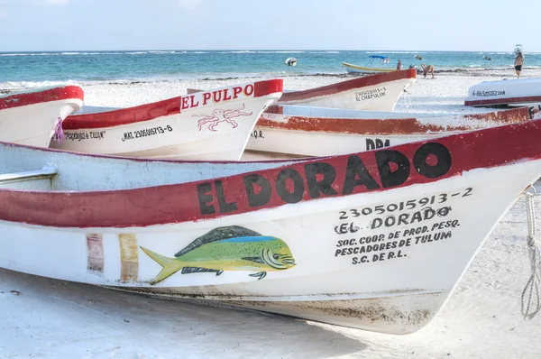 Lokale Mexicaanse vissersboten — Stockfoto