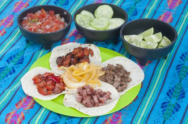 Mexican barbecue taco cuisine — Stock Photo, Image