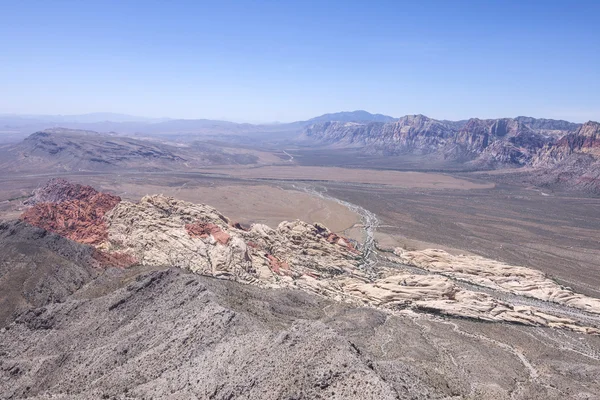 Red Rock Canyon, Nevada scenic high angle view — Stock Photo, Image