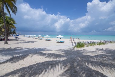 Kuzey Plajı, Isla Mujeres, Meksika, tropik cennet