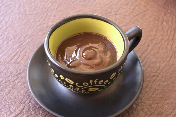 Traditional chocolate fudge pudding — Stock Photo, Image