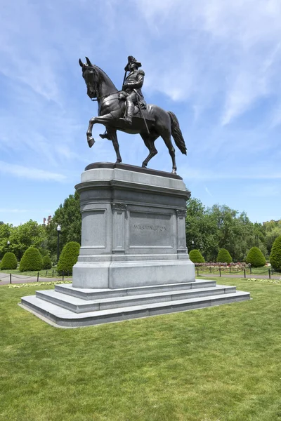 Statue von george washington in boston — Stockfoto