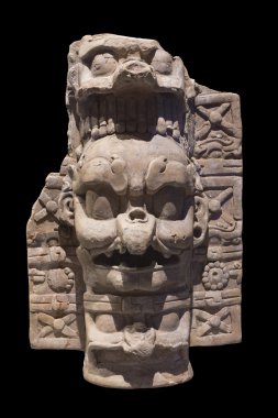 K'awiil, seramik Maya tütsü brülör Bankası