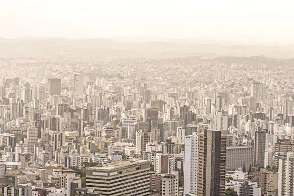 Urban sprawl in Brazilian metropolitan city Stock Photo