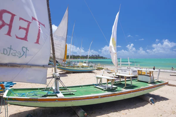 Barche da pesca Jangada — Foto Stock