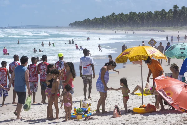 Holiday weekend at the beach — Stock Photo, Image