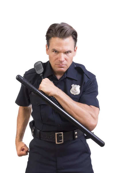 Aggressiva polis — Stockfoto