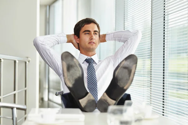 Young Relaxed businessman — Stock Photo, Image