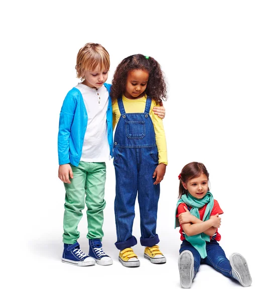 Bambini in abbigliamento casual — Foto Stock