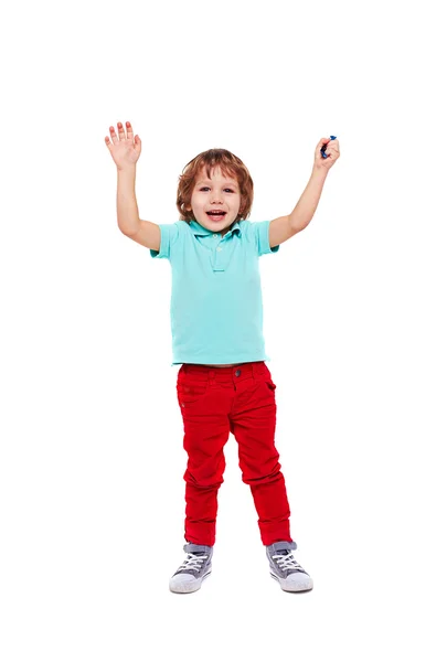 Pequeno menino bonito — Fotografia de Stock