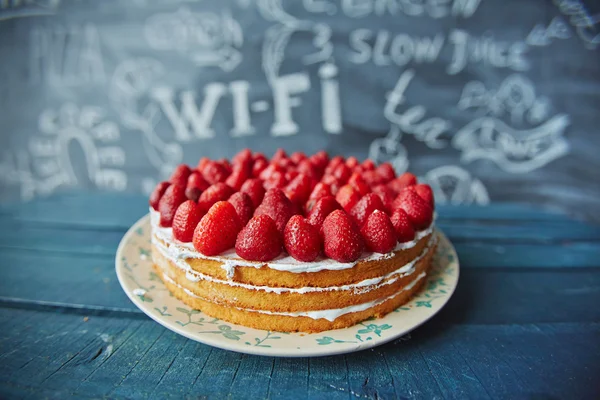 Tasty decorated cake — Stock Photo, Image