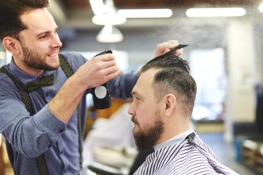 Kuaför styling saç