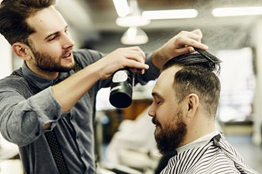 Kuaför styling saç